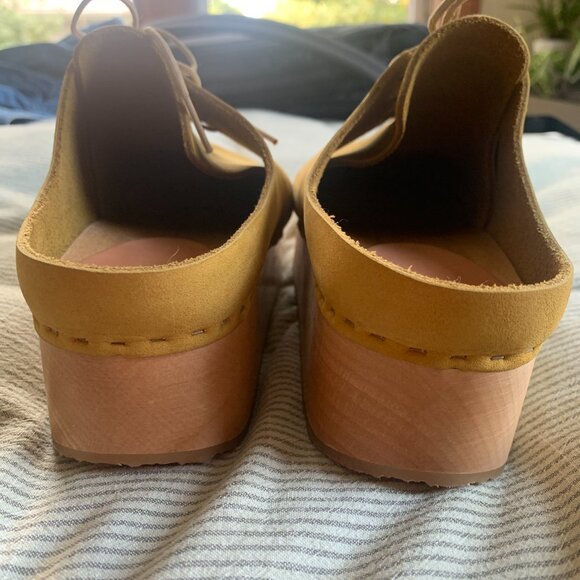 Bryr Zoe Clogs in Fennel Nubuck Sz 8/38: NWOT - Picture 7 of 9